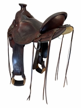16 Inch Used Circle Y Walnut Grove Trail Saddle Medium Flex2 Tree 1157