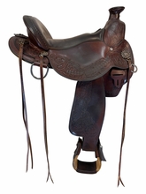 16 Inch Used Circle Y Walnut Grove Trail Saddle Medium Flex2 Tree 1157