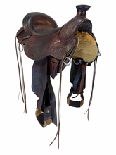16 Inch Used Circle Y Walnut Grove Trail Saddle Medium Flex2 Tree 1157