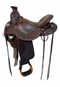 16 Inch Used Circle Y Walnut Grove Trail Saddle Medium Flex2 Tree 1157