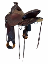 HOLD 2026/05/07c 16 Inch Used Circle Y Walnut Grove Trail Saddle Medium Flex2 Tree 1157