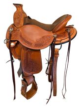 16 Inch Used Circle Y Walnut Grove Trail Saddle Wide Flex Tree 1157
