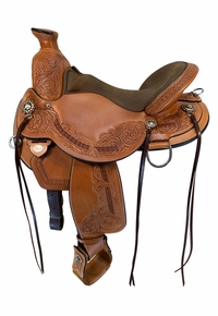 16 Inch Used Circle Y Walnut Grove Trail Saddle Wide Flex Tree 1157