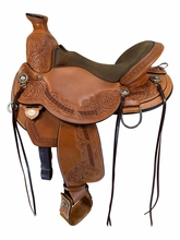 16 Inch Used Circle Y Walnut Grove Trail Saddle Wide Flex Tree 1157