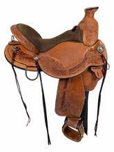 16 Inch Used Circle Y Walnut Grove Trail Saddle Wide Flex Tree 1157