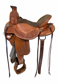 16 Inch Used Circle Y Walnut Grove Trail Saddle Wide Flex2 Tree 1157