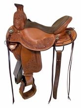 16 Inch Used Circle Y Walnut Grove Trail Saddle Wide Flex2 Tree 1157