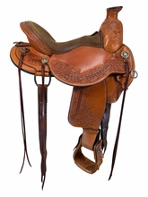 16 Inch Used Circle Y Walnut Grove Trail Saddle Wide Flex2 Tree 1157