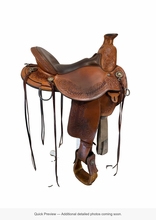 16 Inch Used Circle Y Walnut Grove Trail Saddle Wide Flex2 Tree 1157