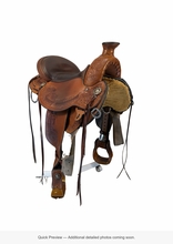 16 Inch Used Circle Y Walnut Grove Trail Saddle Wide Flex2 Tree 1157