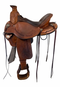 16 Inch Used Circle Y Walnut Grove Trail Saddle Wide Flex2 Tree 1157