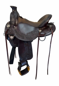 16 Inch Used Circle Y Walnut Grove Trail Saddle Wide Flex2 Tree 1157