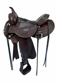 SOLD 2026/01/02   16 Inch Used Circle Y Wind River Trail Saddle 1750