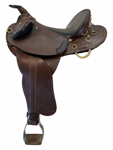 16 Inch Used Colin Dangaard Aussie Saddle Medium Tree Drover