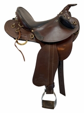 16 Inch Used Colin Dangaard Aussie Saddle Medium Tree Drover