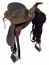 16 Inch Used Colin Dangaard Aussie Saddle Medium Tree Drover