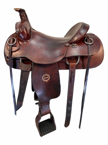 HOLD 2025/08/13c 16 Inch Used Colorado Saddlery Roping Saddle