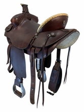 16 Inch Used Colorado Saddlery Roping Saddle Medium Tree