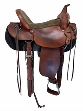 SOLD LAYAWAY 2026/09/15j  16 Inch Used Colorado Trail Saddle Wide Tree 1650