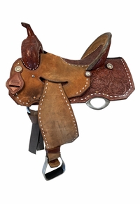 16 Inch Used Corriente Barrel Saddle 166795