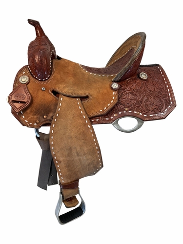 16 Inch Used Corriente Barrel Saddle 166795