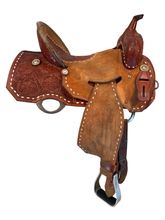16 Inch Used Corriente Barrel Saddle 166795