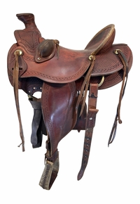 16 Inch Used Corriente Ranch Saddle 141616