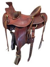 SOLD 2025/12/17j 16 Inch Used Corriente Ranch Saddle 141616 Wide Tree
