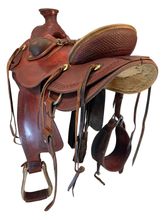 SOLD 2025/12/17j 16 Inch Used Corriente Ranch Saddle 141616 Wide Tree
