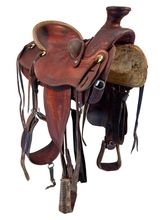 SOLD 2025/12/17j 16 Inch Used Corriente Ranch Saddle 141616 Wide Tree