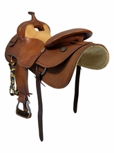 SOLD 2026/07/21   16 Inch Used Cowboy Central Saddlery Reining Saddle Medium Tree
