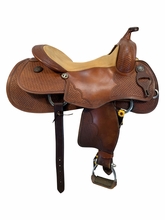 SOLD 2026/07/21   16 Inch Used Cowboy Central Saddlery Reining Saddle Medium Tree