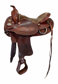16 Inch Used Crates Arabian Trail Saddle 2395
