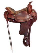 SOLD 2025/09/03  16 Inch Used Crates Arabian Trail Saddle 2395