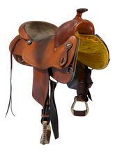 HOLD 2025/12/13c 16 Inch Used Crates Classic Reining Saddle 2221-4 Wide Tree
