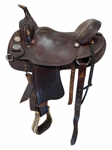 16 Inch Used Crates Mule Trail Saddle Medium Tree 4581