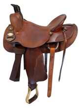 16 Inch Used Crates Ranch Saddle Medium Tree 253