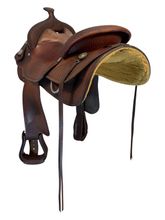 16 Inch Used Crates Reining Saddle 117335 Wide Tree