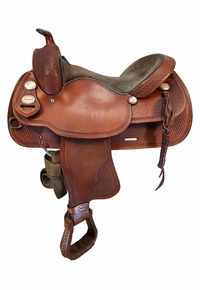 16 Inch Used Crates Reining Saddle 244