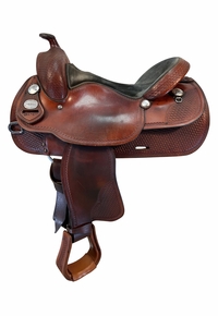 16 Inch Used Crates Reining Saddle 244