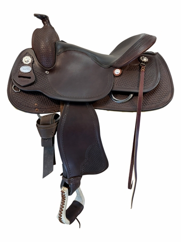 16 Inch Used Crates Reining Saddle Wide Tree 2221