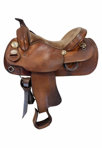 16 Inch Used Crates Reining Saddle Wide Tree 243