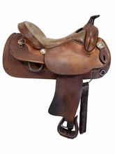 16 Inch Used Crates Reining Saddle Wide Tree 243