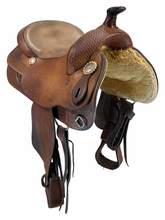 16 Inch Used Crates Reining Saddle Wide Tree 243