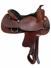 SOLD 2026/10/13 16 Inch Used Crates Reining Saddle Wide Tree 260