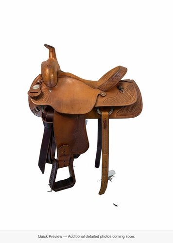 16 Inch Used Crates Roping Saddle Medium Tree 191