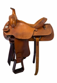 16 Inch Used Crates Roping Saddle Medium Tree 191