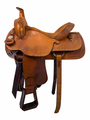 16 Inch Used Crates Roping Saddle Medium Tree 191