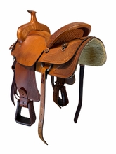 16 Inch Used Crates Roping Saddle Medium Tree 191