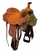 16 Inch Used Crates Roping Saddle Medium Tree 191